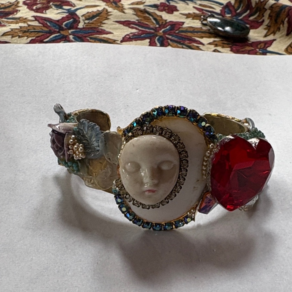 Wendy Gell Authentic Signed Cuff Bracelet - image 1